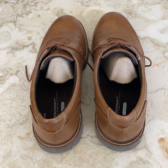 Rockport Colben Shock Absorbing Leather Oxfords - Picture 3 of 11